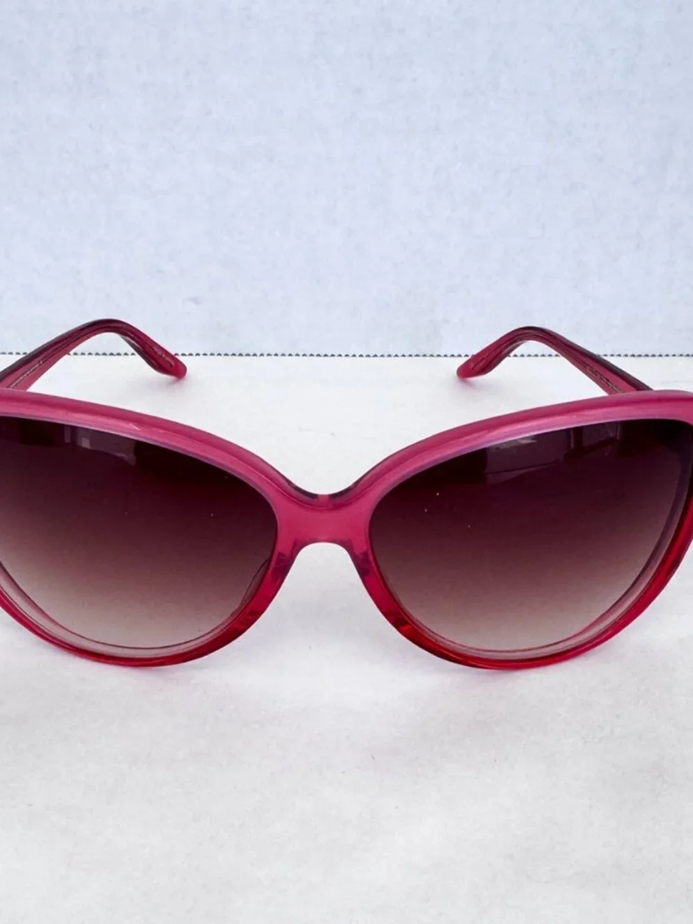Barton Perreira Rose Pink Temptress Sunglasses with Gray Grey Gradient Lenses